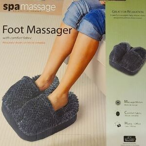 Spa Massage Foot Massager With Pattern & Micro Plush Fabric